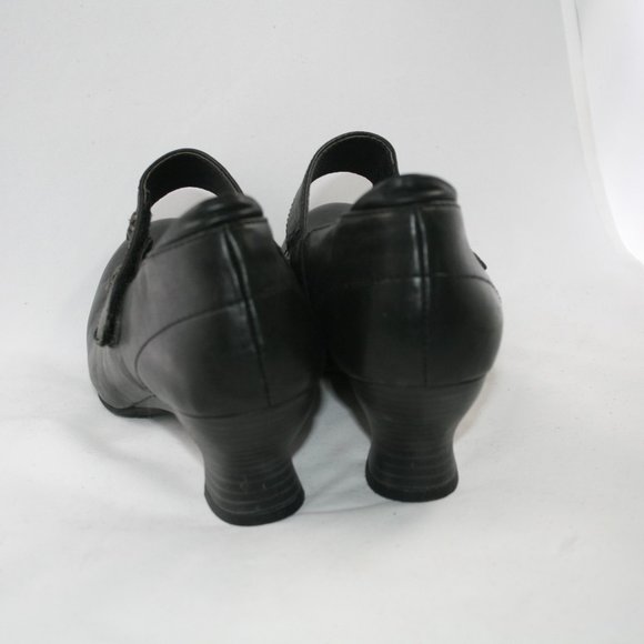 Wolky Black Mary Janes Heels Sz 41 - Picture 3 of 10